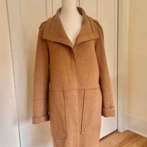 Wool Blend Duster Coat